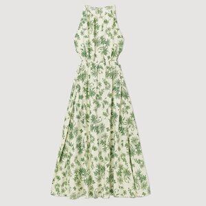 Sandro Long floral dress